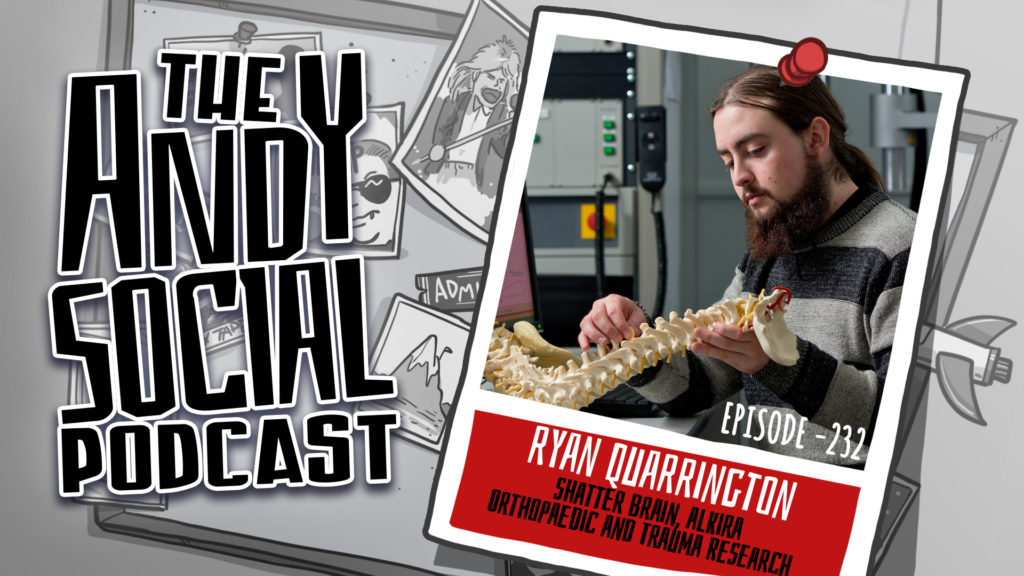 Ryan Quarrington - Shatter Brain - Alkira - Andy Social Podcast - Adelaide Spinal Research Group