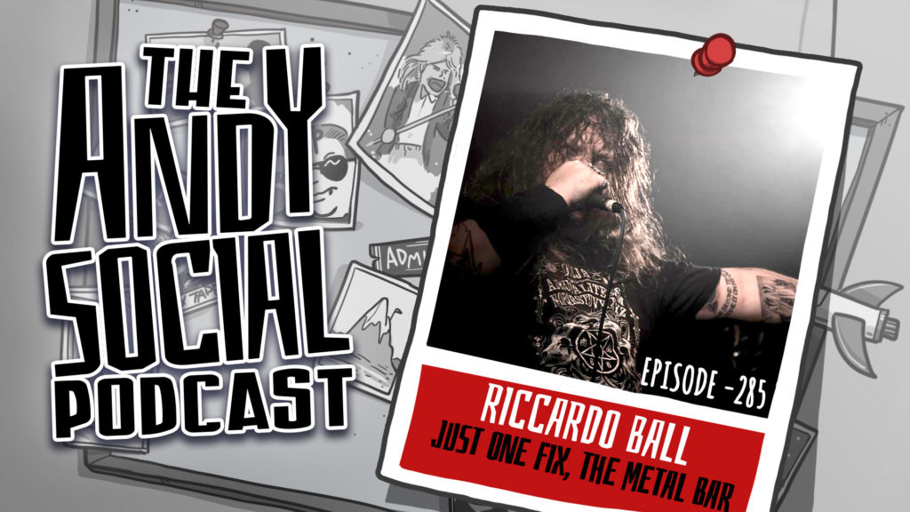 Riccardo Ball - Just One Fix - The Metal Bar - New Zealand - Auckland - Metal - Andy Social Podcast