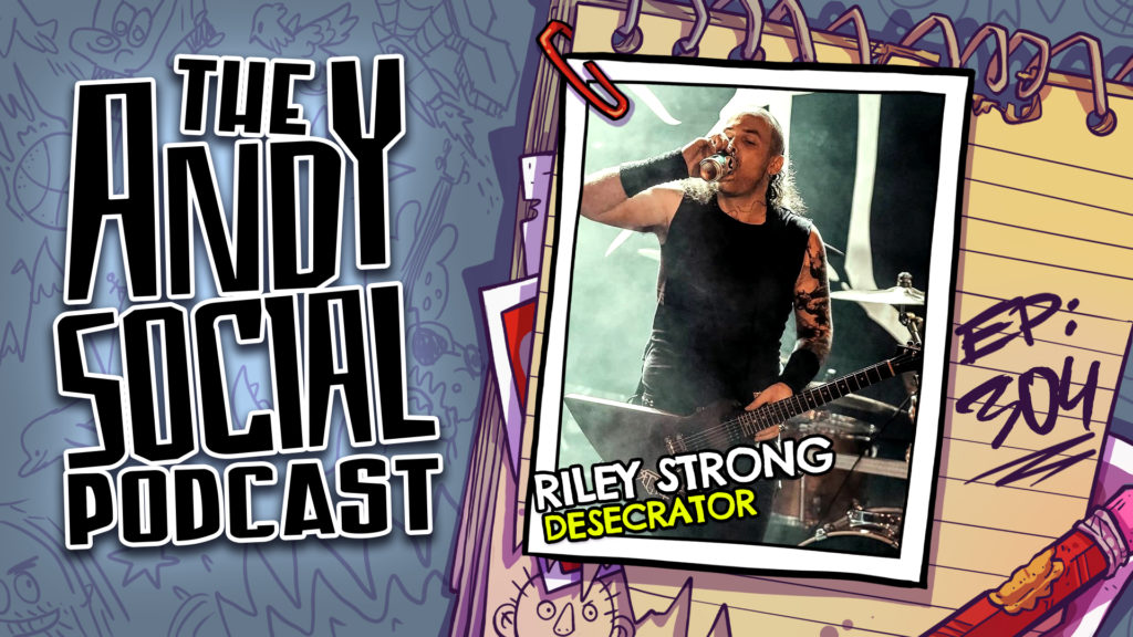 Riley Strong - Desecrator - Summoning - Thrash Metal - Australian Metal - Andy Social Podcast